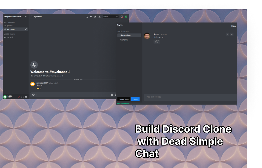 How to build a Discord Clone using Dead Simple Chat