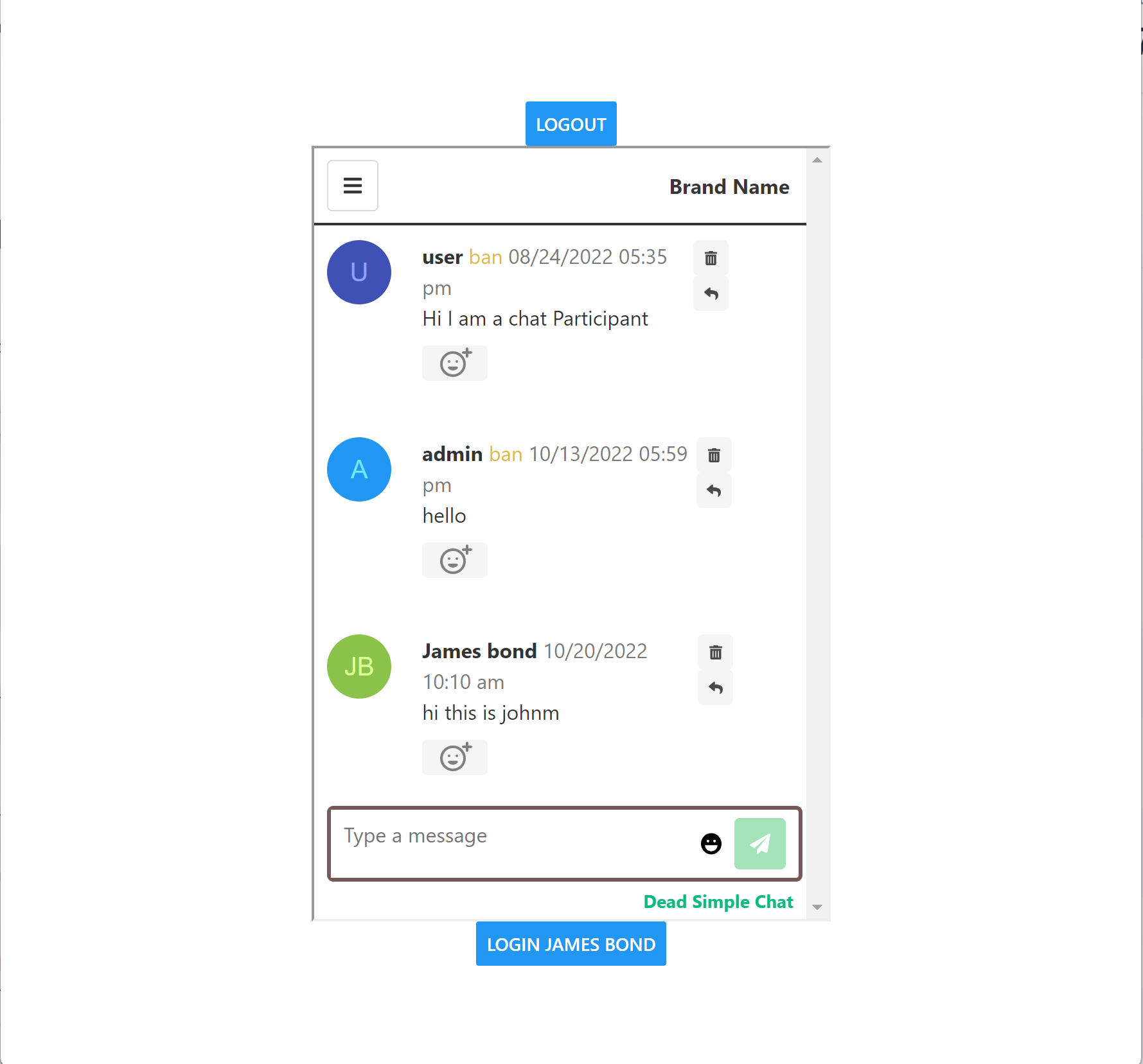 React Native Chat App Tutorial in 3 steps.