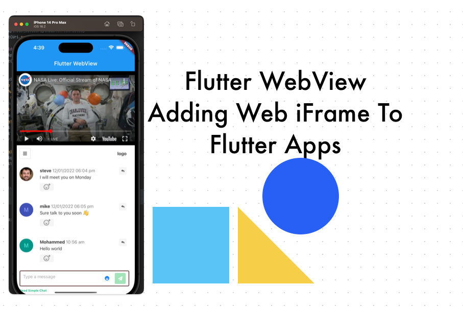 How to add Web iFrame in Flutter | Flutter WebView Tutorial